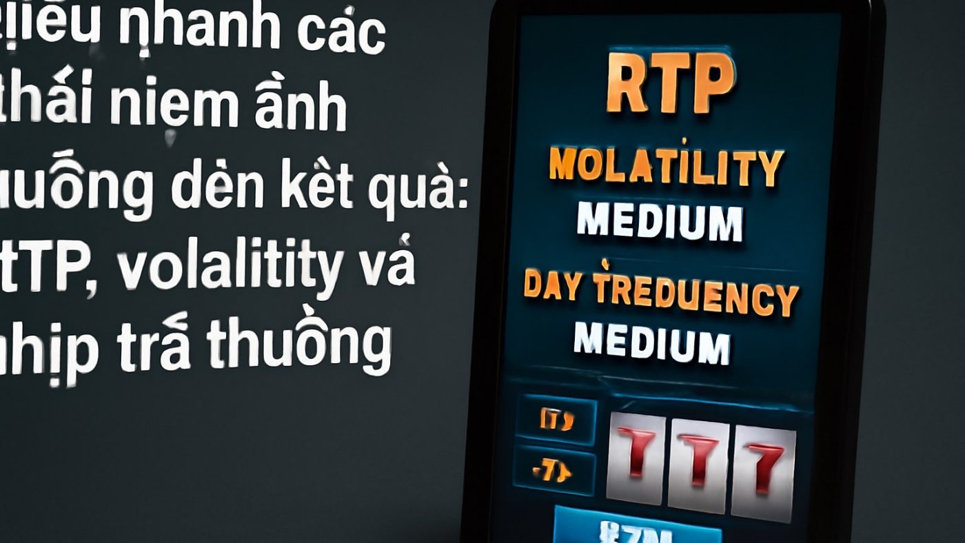 Hiểu nhanh các khái niệm ảnh hưởng đến kết quả: RTP, volatility và nhịp trả thưởng Minh họa: Hiểu nhanh các khái niệm ảnh hưởng đến kết quả: RTP, volatility và nhịp trả thưởng