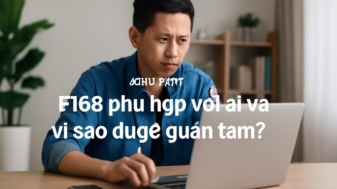 F168 phù hợp với ai và vì sao được quan tâm? Minh họa: F168 phù hợp với ai và vì sao được quan tâm?