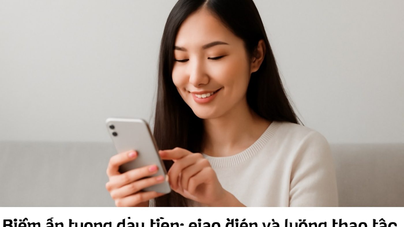 Minh họa: Điểm ấn tượng đầu tiên: giao diện và luồng thao tác