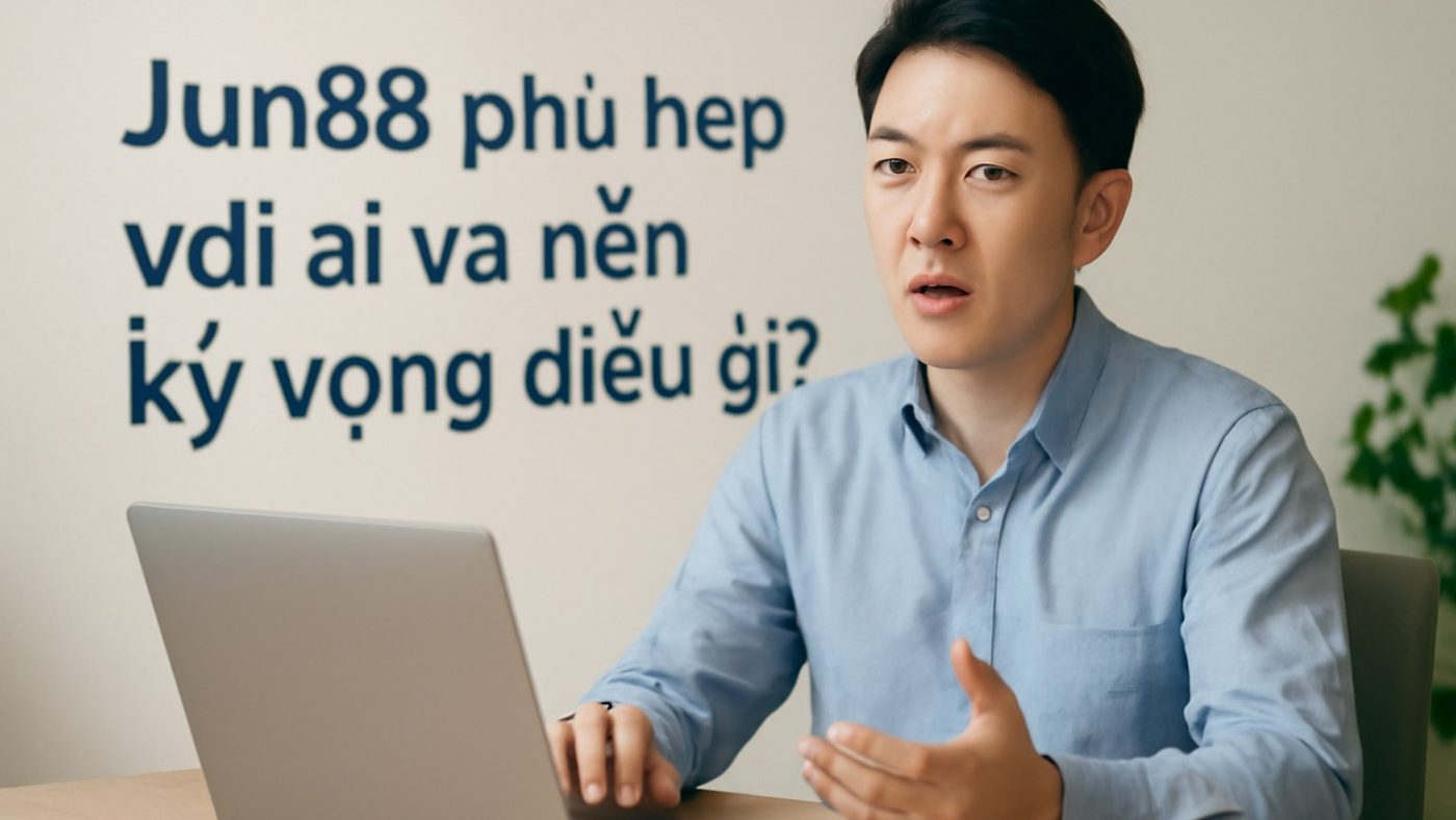 Jun88 phù hợp với ai và nên kỳ vọng điều gì? Minh họa: Jun88 phù hợp với ai và nên kỳ vọng điều gì?