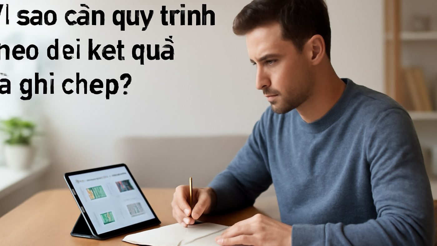 Vì sao cần quy trình theo dõi kết quả và ghi chép? Minh họa: Vì sao cần quy trình theo dõi kết quả và ghi chép?